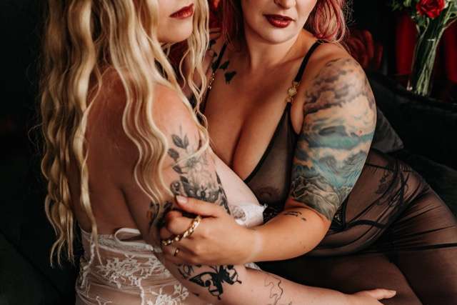 women posing in a sensual Boudoir photoshoot by Emina Delic in Grand Rapids MI Boudoir Photography Grand Rapids MI