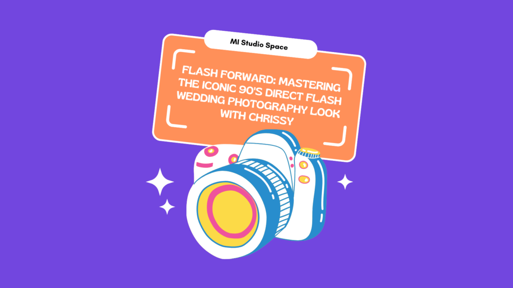 Text overlay reading Photography on a WordPress event editing dashboard for the 90s Direct Flash Wedding Photography Workshop.