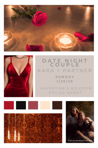 carefully curated styled shoot for photography portfolio building & workshop!